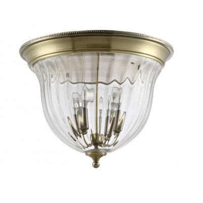 Потолочный светильник Crystal Lux JUGO PL4 BRONZE/TRANSPARENTE