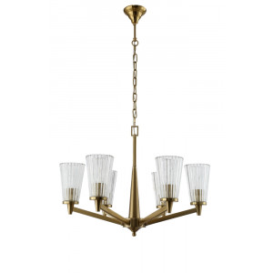 Подвесная люстра Laura Crystal Lux Laura SP-PL6 BRONZE (0790/306)