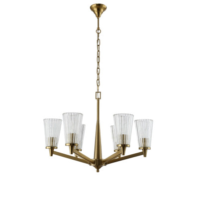 Подвесная люстра Laura Crystal Lux Laura SP-PL6 BRONZE (0790/306)