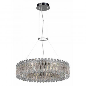 LIRICA SP10 D610 CHROME/GOLD-TRANSPARENT Люстра подвесная Crystal Lux LIRICA