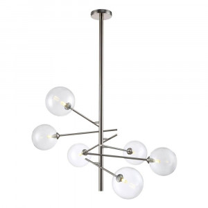 Люстра на штанге Crystal Lux Marcos SP6 Nickel (0881/306)