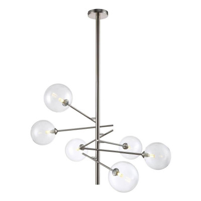 Люстра на штанге Crystal Lux Marcos SP6 Nickel (0881/306)