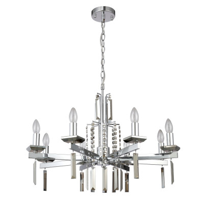 Подвесная люстра Crystal Lux Marron SP8 CHROME