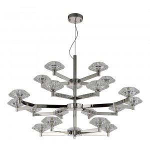 Подвесная люстра Crystal Lux REBECA SP5+10+5 NICKEL