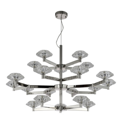 Подвесная люстра Crystal Lux REBECA SP5+10+5 NICKEL