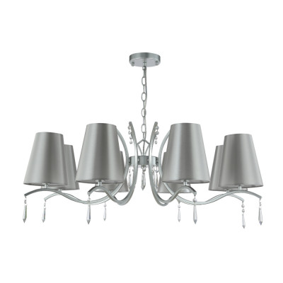 Подвесная люстра Crystal Lux Renata SP8 SILVER (3590/308)