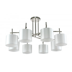 Потолочная люстра Crystal Lux SERGIO PL8 NICKEL Потолочная люстра Crystal Lux SERGIO PL8 NICKEL