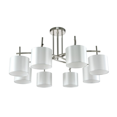 Потолочная люстра Crystal Lux SERGIO PL8 NICKEL