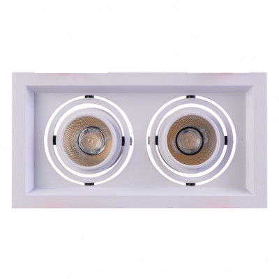 Светодиодный встраиваемый светильник De Markt Круз 637016202