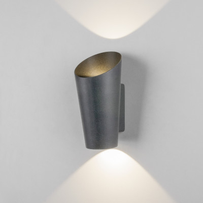 Уличный настенный светильник Elektrostandard Tronc 1539 TECHNO LED серый (a053449)