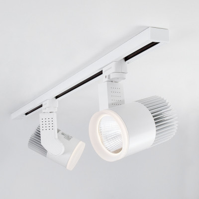 Однофазный LED светильник 30W 4200К для трека Accord Elektrostandard Accord Белый 30W 4200K (LTB20) однофазный (a039567)