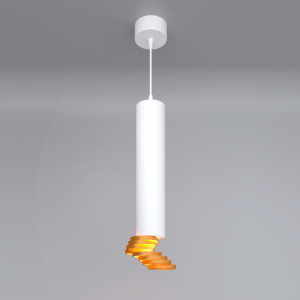 Подвесной светильник Elektrostandard DLN103 GU10 белый/золото ( a047751)