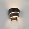 1535 TECHNO LED HELIX черный Уличный настенный светодиодный светильник Elektrostandard