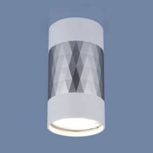 Потолочный накладной светильник Elektrostandard DLN110 GU10 белый/серебро (a047744)