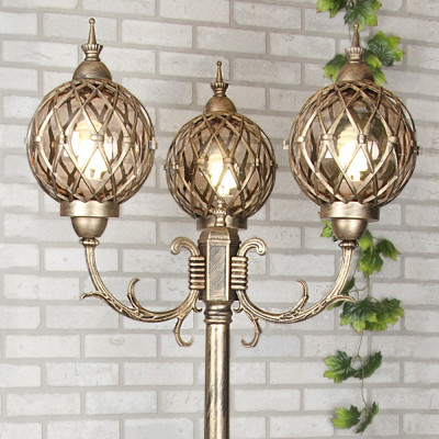 Sirius F/3 черное золото Уличный фонарный столб Elektrostandard 4690389017407 (a025304)