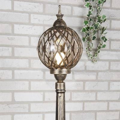 Sirius F черное золото Уличный фонарный столб Elektrostandard 4690389031526 (a026100)