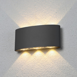1551 TECHNO LED TWINKY TRIO серый Уличный настенный светодиодный светильник Elektrostandard (a038417)