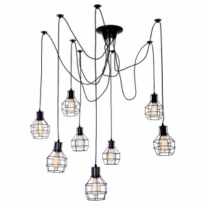 Подвесная люстра Escada Boston 1129/8S Black