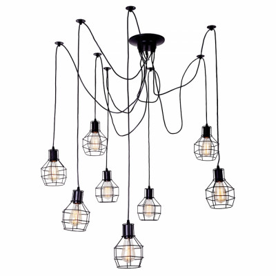 Подвесная люстра Escada Boston 1129/8S Black