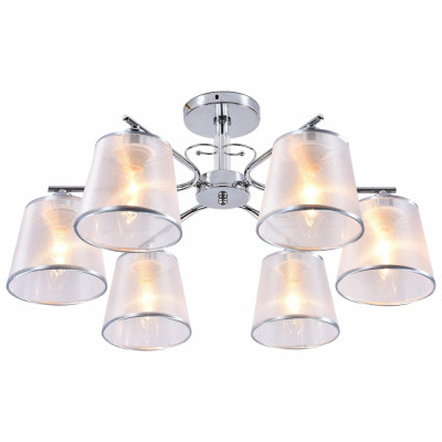 Люстра на штанге Escada Leona 642/6PL Chrome