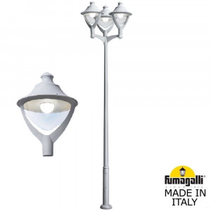 Парковый фонарь Fumagalli EKTOR 4000/MIDIPILAR/Beppe 3L LED-HIP P50.372.A30.LXH27