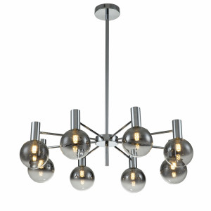 Люстра на штанге Indigo Collana 13015/8R Chrome