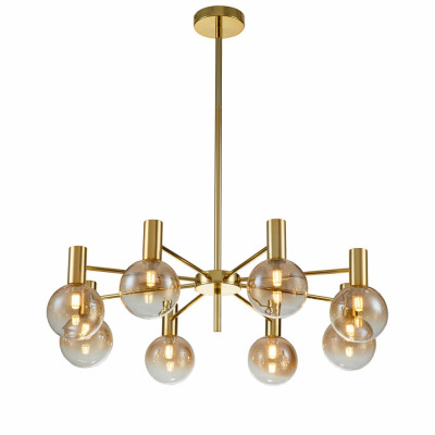 Люстра на штанге Indigo Collana 13015/8R Gold