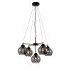 Подвесная люстра Indigo Grappoli 11029/5P Black