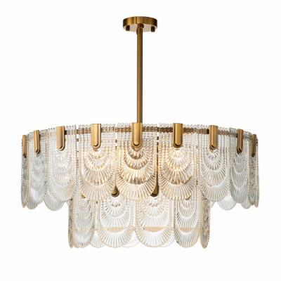 Люстра на штанге Indigo Salice 12022/B/9R Brass