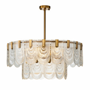 Люстра на штанге Indigo Salice 12022/A/9R Brass Люстра на штанге Indigo Salice 12022/A/9R Brass