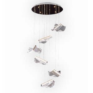 Подвесная светодиодная люстра Kink Light Нубе 08043-6A,33 Подвесная светодиодная люстра Kink Light Нубе 08043-6A,33