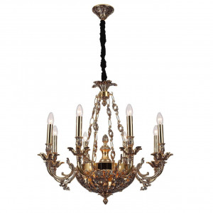 Подвесная люстра Lucia Tucci Firenze 1781.8.2 Antique Gold