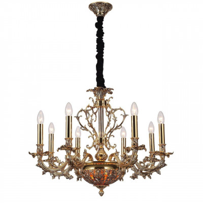Подвесная люстра Lucia Tucci Firenze 1780.8.2 Antique Gold