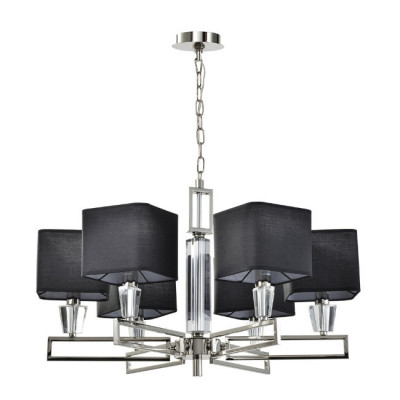 Подвесная люстра Alessandriya Lumien Hall LH1057/6P-NK-BK