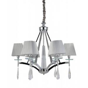 LDP 1240-6 CHR Подвесная люстра Lumina Deco Valentina