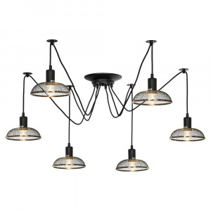 Подвесная люстра-паук Lussole Shirley LSP-8440 Подвесная люстра-паук Lussole Shirley LSP-8440