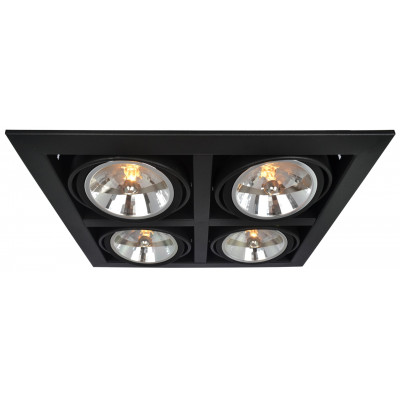 Встраиваемый светильник Arte Lamp Cardani A5935PL-4BK