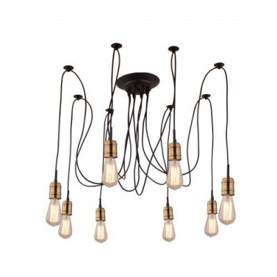 Подвесная люстра-паук Arte Lamp Mazzetto A4290SP-7BK