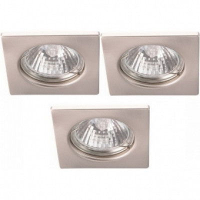 Встраиваемый светильник Arte Lamp Quadratisch (компл. 3шт.) A2210PL-3SS