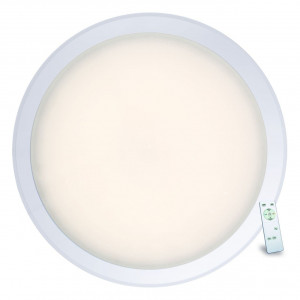 Потолочный светодиодный светильник с пультом ДУ влагозащищенный Arte Lamp Lunio A6040PL-1WH