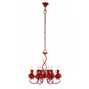 Подвесная люстра Arte Lamp Vaso A6819LM-6RD