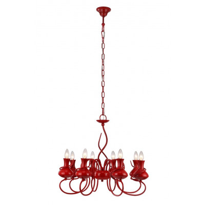 Подвесная люстра Arte Lamp Vaso A6819LM-8RD