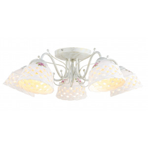 Потолочная люстра Arte Lamp Wicker A6616PL-5WG