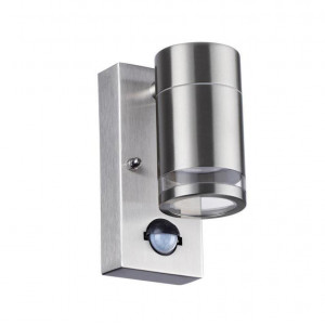 Уличный настенный светильник с датчиком движения Odeon Motto 6604/1W