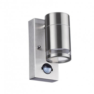 Уличный настенный светильник с датчиком движения Odeon Motto 6604/1W