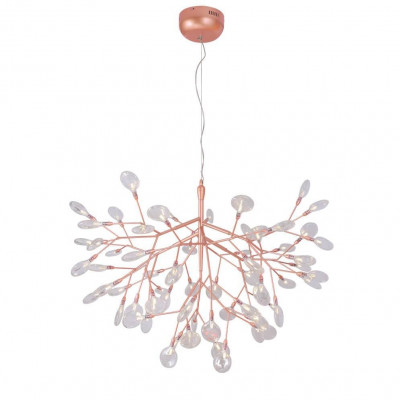 Подвесной светильник Crystal Lux EVITA SP63 COPPER/TRANSPARENT