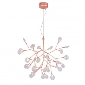 Подвесной светильник Crystal Lux EVITA SP36 COPPER/TRANSPARENT