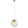Подвесной светильник Crystal Lux MAYO SP1 D200 GOLD/AMBER