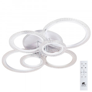 Потолочная светодиодная люстра с ПДУ Arte Lamp Camelia A2516PL-90WH