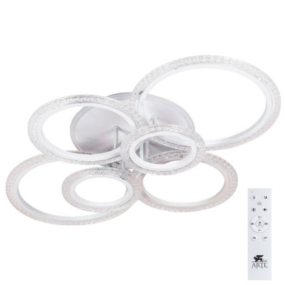 Потолочная светодиодная люстра с ПДУ Arte Lamp Camelia A2516PL-90WH